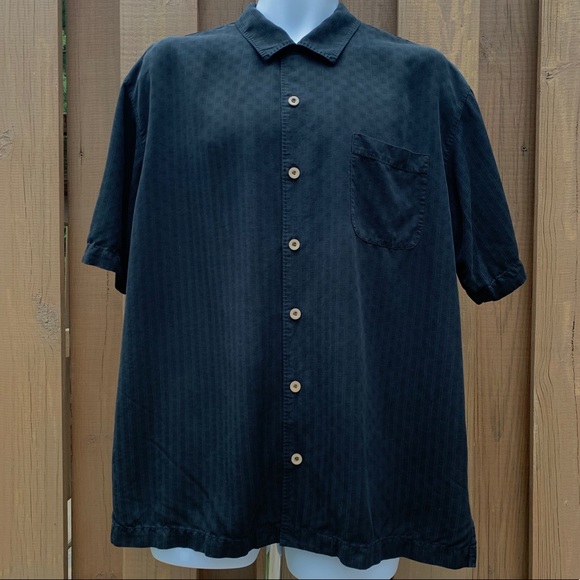 Tommy Bahama Other - Tommy Bahama Island Silk Wood Button Down Shirt